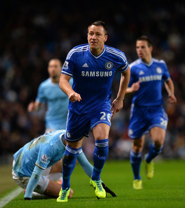 John Terry í leiknum í kvöld.