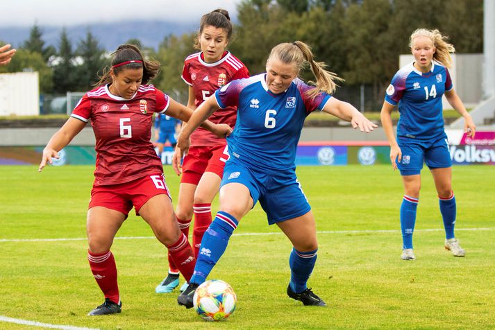 Ingibjörg Sigurðardóttir og stöllur hennar í íslenska landsliðinu mæta því írska í vináttulandsleikjum á föstudaginn og þriðjudaginn.