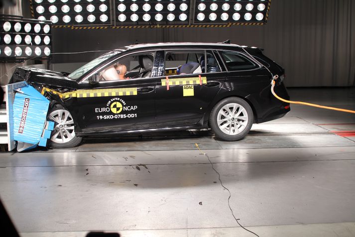 Skoda Octavia fékk fimm stjörnur hjá Euro NCAP á síðasta ári.