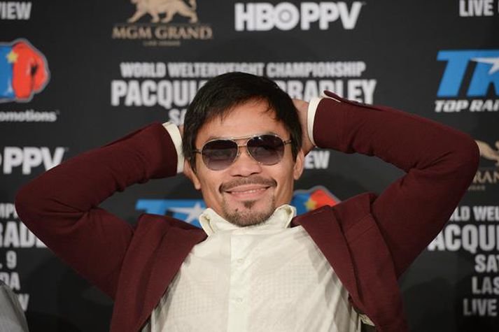 Pacquiao gengur á Guðs vegum.