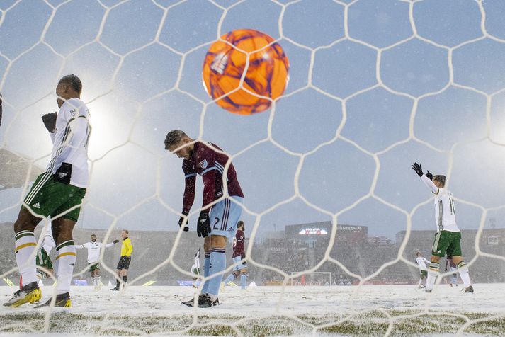 Frá leik Colorado Rapids og Portland Timbers.