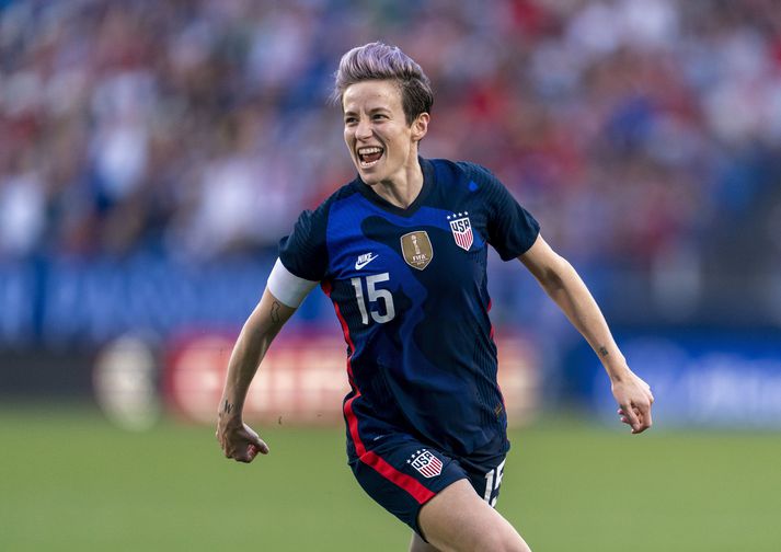 Þrátt fyrir að hafa nánast ekkert spilað á árinu var Megan Rapinoe valin í lið ársins 2020 hjá FIFA.