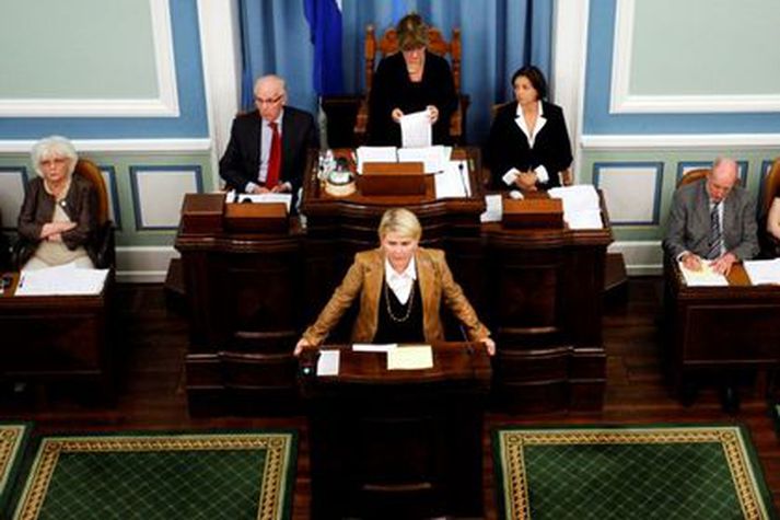 Ragnheiður Elín segir að um sameiginlega ákvörðun formanna þingflokka að ræða