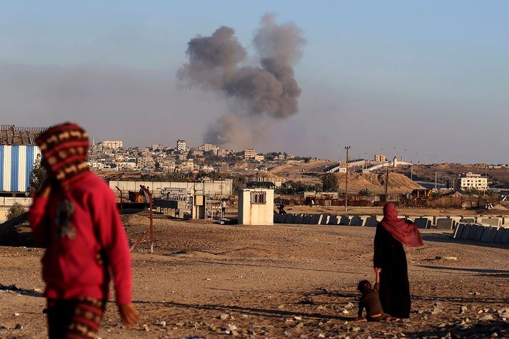 Eldflaugun var skotið frá Rafah-borg á Gasa, samkvæmt Ísraelsher.