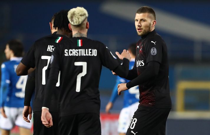 Ante Rebic skoraði eina mark leiksins.