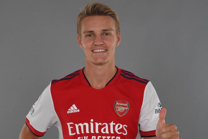 Martin Ödegaard var ánægður að vera orðinn leikmaður Arsenal.