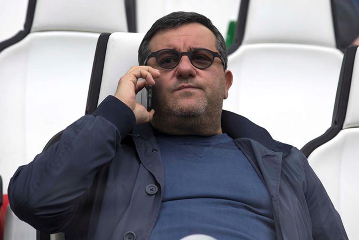 Mino Raiola er umboðsmaður leikmanna eins og Paul Pogba og Zlatan Ibrahimovic.