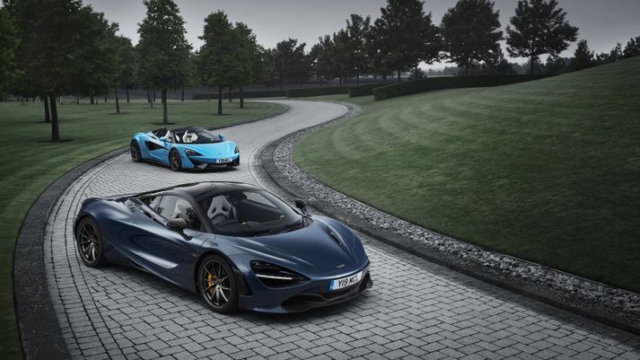 McLaren 720S og 570S Spider.