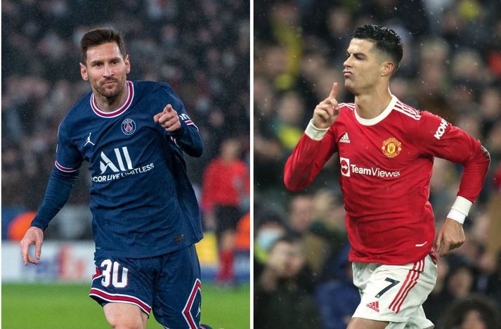 Lengi hefur verið deilt um það hvor sé betri, Lionel Messi eða Cristiano Ronaldo. Þeir mætast í febrúar og mars í Meistaradeild Evrópu.