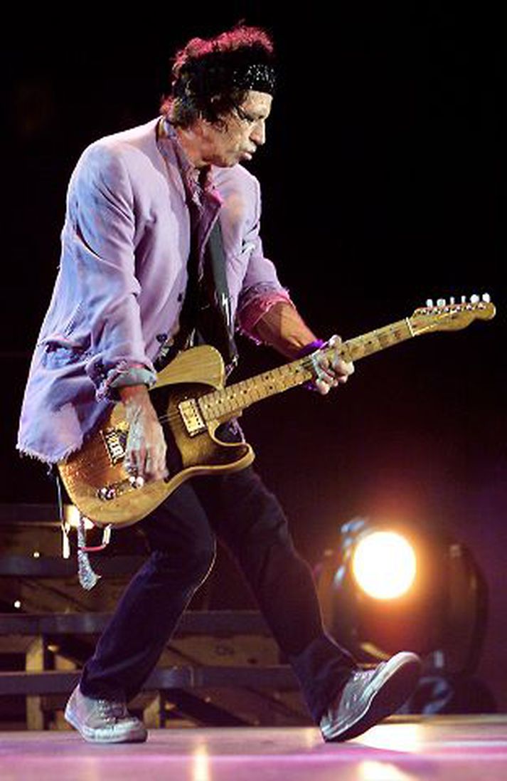 Keith richards Gítarleikari The Rolling Stones er hættur að nota eiturlyf.