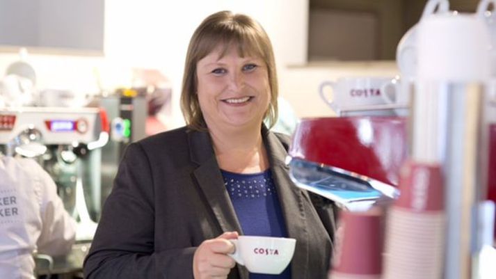 Alison Brittain, forstjóri Whitbread, telur að salan muni ýta undir enn frekari vöxt Costa Coffee.