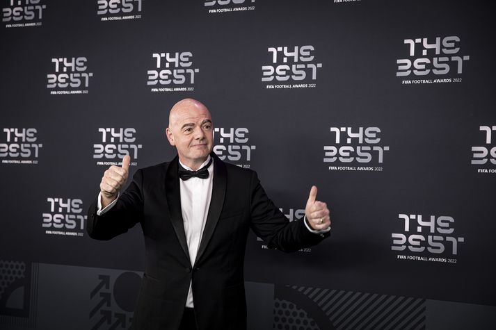 Giovanni Infantino er forseti Alþjóðaknattspyrnusambandsins.