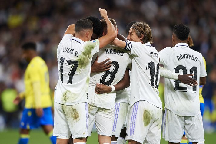 Real Madrid fer inn í HM-pásuna með sigur í farteskinu.