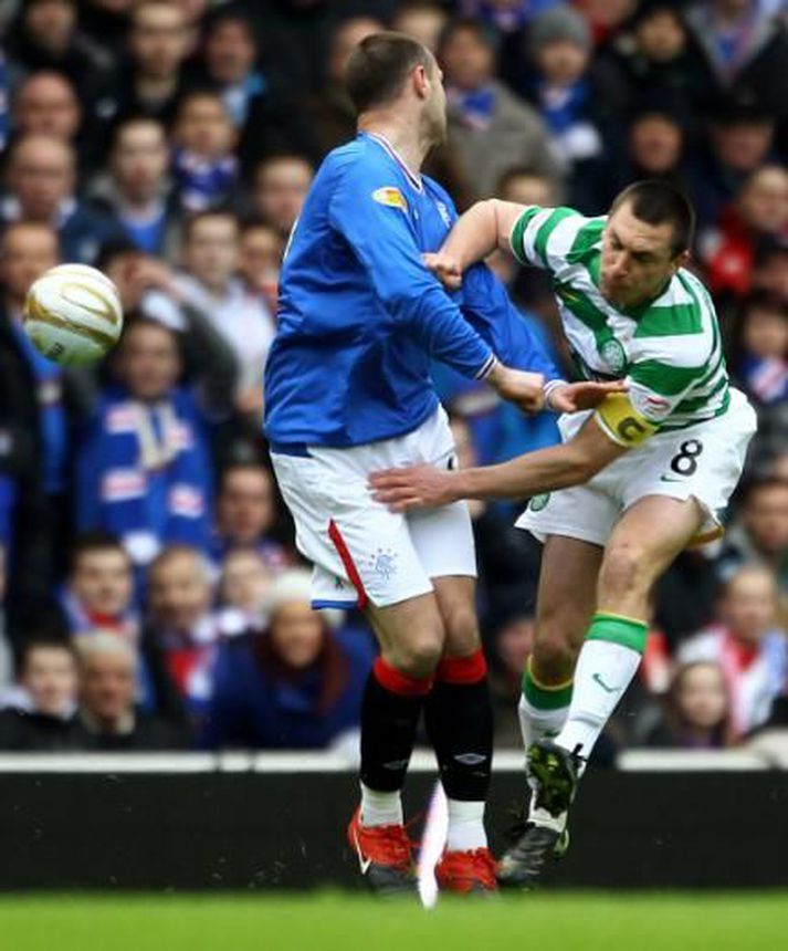 Rangers hafði betur gegn Celtic.