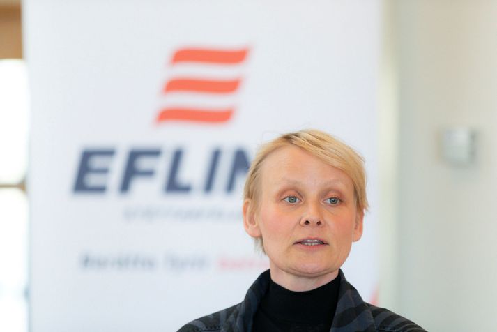 Sólveig Anna Jónsdóttir er formaður Eflingar.