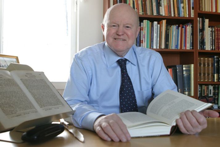 Jón Böðvarsson lést í gær á Landspítalanum. Mynd. E. Ól.