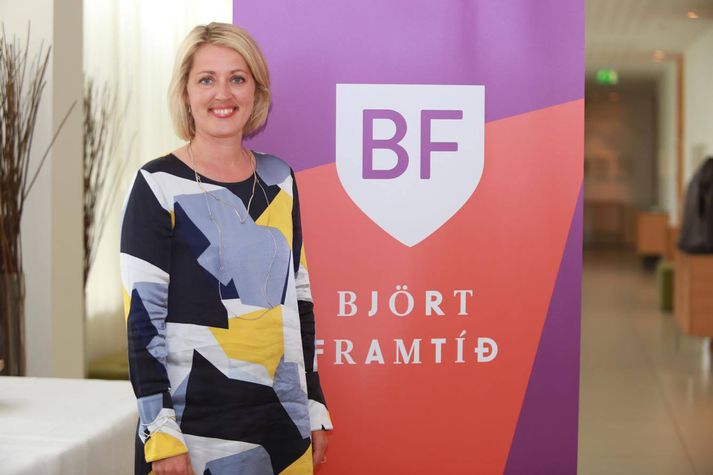 Guðlaug Kristjánsdóttir er stjórnarformaður Bjartrar framtíðar.