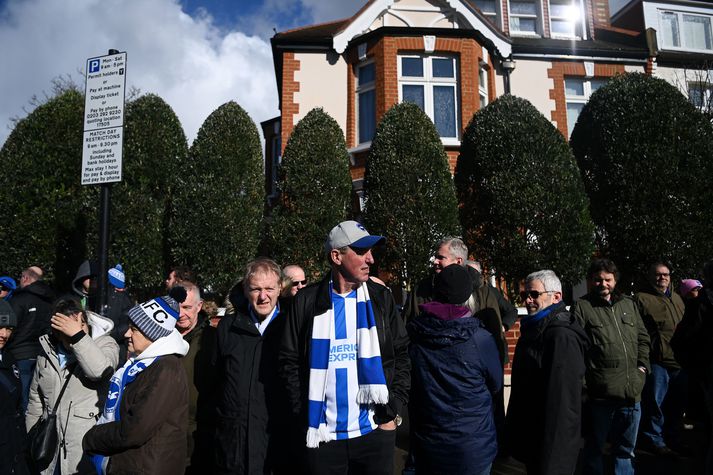 Ráðist var á stuðningsmenn Brighton í Róm.