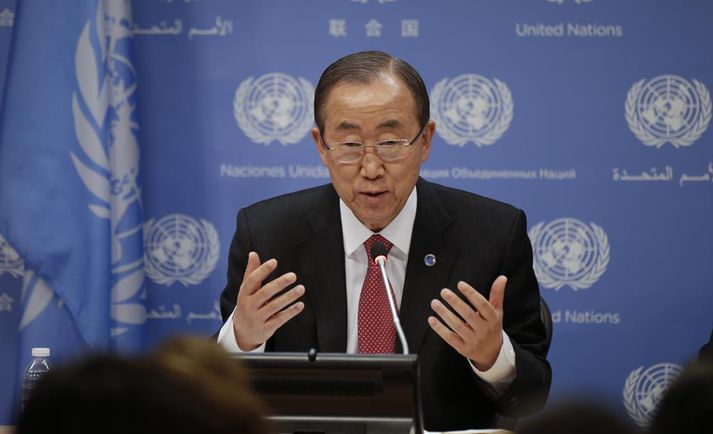 Ban Ki-moon, framkvæmdastjóri Sameinuðu þjóðanna.