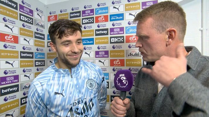 Nico González glotti þegar Hjörvar Hafliðason spurði hvort hann byggist við símtali frá spænska landsliðsþjálfaranum.