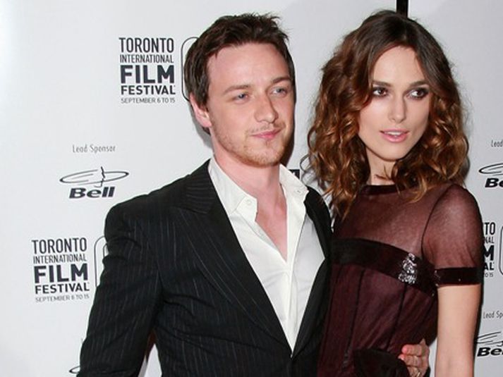 McAvoy naut sín ekki í kynlífssenunum með Knightley