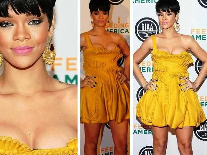 Söngkonan Rihanna.