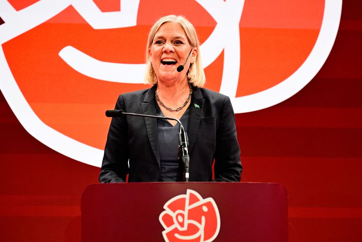 Magdalena Andersson fær líklega stjórnarmyndunarumboðið.