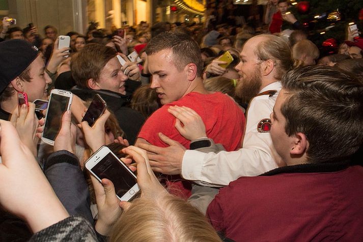 Jerome bjóst ekki við að svo margir myndu leggja leið sína í Smáralindina.