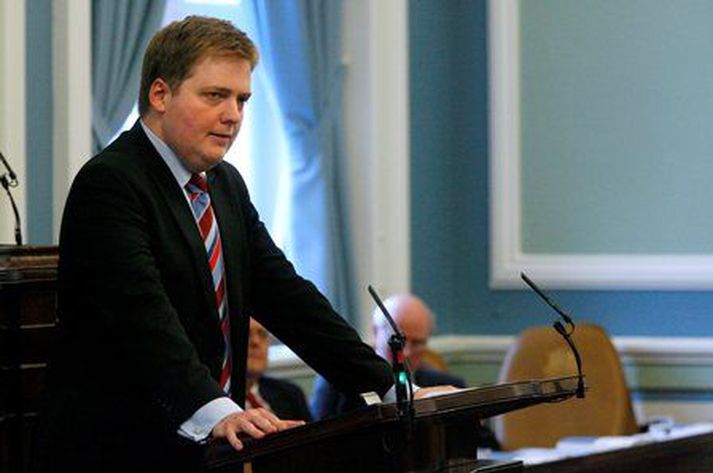 Sigmundur Davíð Gunnlaugsson, formaður Framsóknarflokksins.