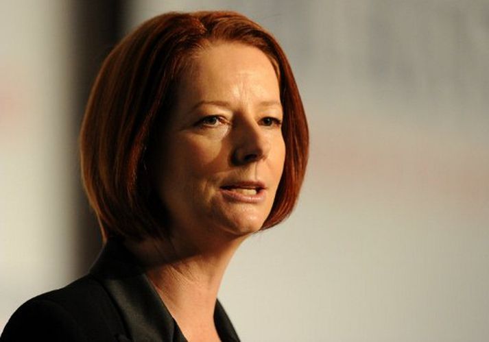 Forsætisráðherra Ástarlíu, Julia Gillard, er ánægð með skjót viðbrögð björgunarteymisins.