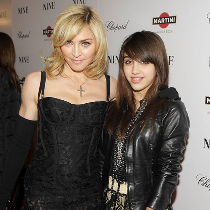 Madonna og Lourdes. MYND/Cover Media