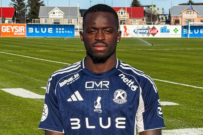 Alpha Conteh er kominn í Keflavíkurtreyjuna. 