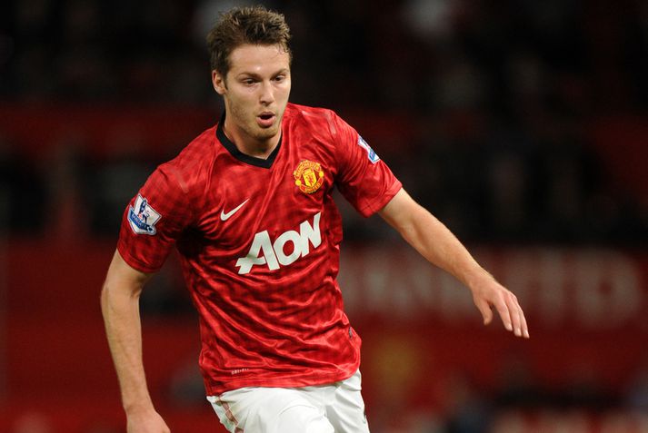 Nick Powell á ferðinni með Manchester United.