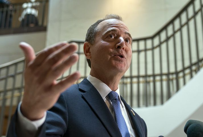 Adam Schiff, þingmaður Demókrataflokksins og formaður leyniþjónustunefndar fulltrúadeildar Bandaríkjaþings.