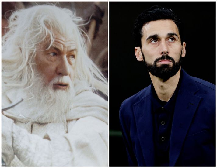 Gandálfur hinn grái úr Lord of the Rings og Álvaro Arbeloa þjálfari Real Madrid sem segist ekki vera galdramaður.