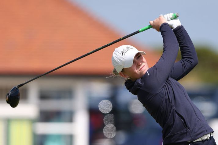 Andrea Bergsdóttir lék vel um helgina.