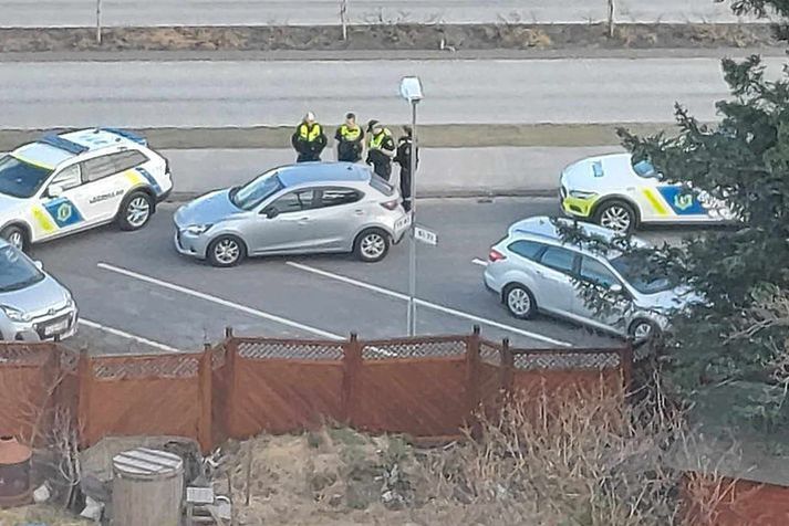 Ökumaður var stöðvaður við raðhús í Skeiðarvogi