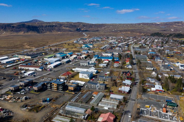 Atvikið átti sér stað í Hveragerði í gær.