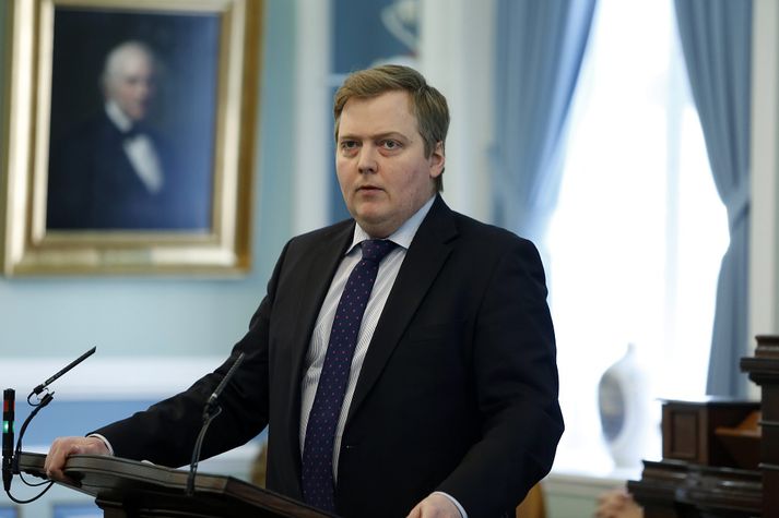 Sigmundur Davíð Gunnlaugsson, forsætisráðherra.