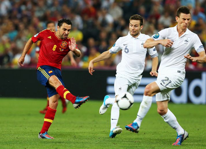 Xavi á ferðinni í kvöld.