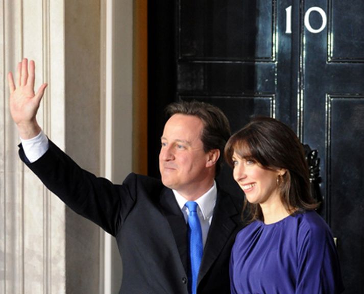 David Cameron verður næsti forsætisráðherra Bretlands. Mynd/ AFP.