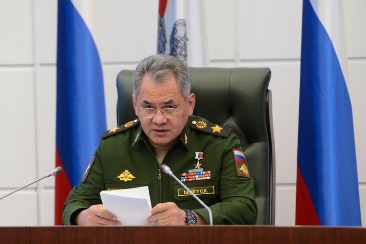 Sergei Shoigu, varnarmálaráðherra Rússlands.