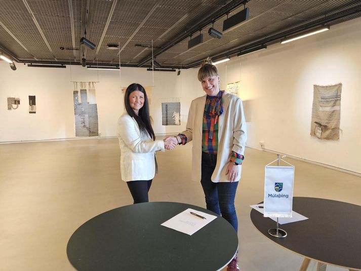 Berglind Harpa Svavarsdóttir og Jónína Brynjólfsdóttir.