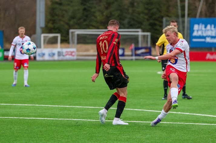 Ágúst Eðvald Hlynsson kom Þór á bragðið gegn Víkingi.
