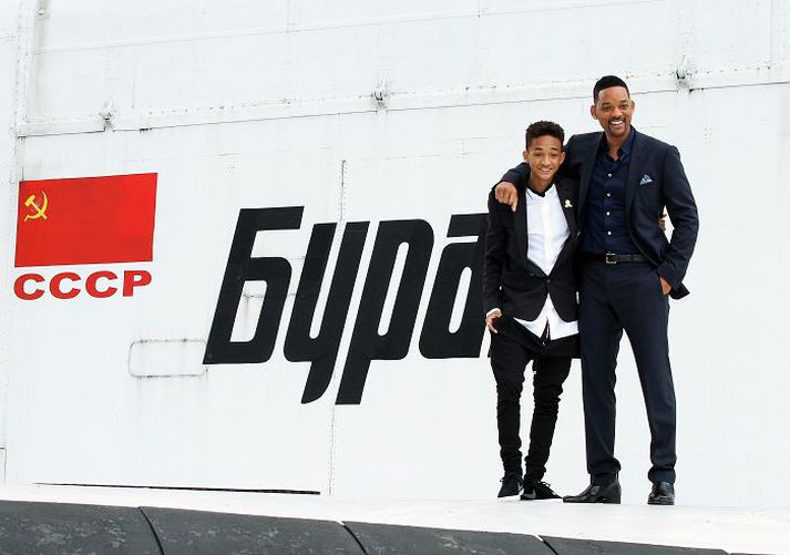 Will Smith og sonur hans, Jaden Smith, leika saman í kvikmyndinni After Earth.