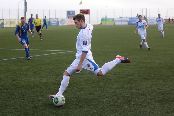 Jordan Halsman í bikarleik gegn Gróttu fyrr í sumar.