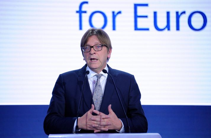 Guy Verhofstadt, forsætisráðherra Belgíu.