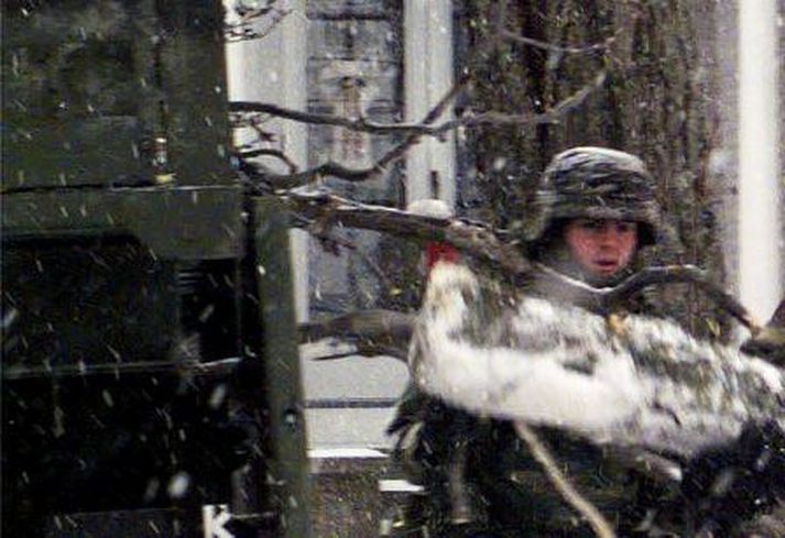 Það er kalt í Danmörku þessa dagana. Mynd/ AFP.