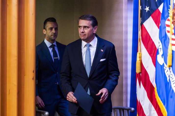 Todd Blanche hefur verið starfandi dómsmálaráðherra eftir að Pam Bondi var sagt upp.