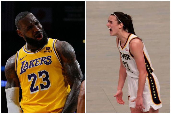 LeBron James er mikill aðdáandi Caitlin Clark.